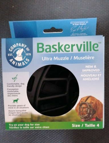 Bozal Baskerville Talla 4