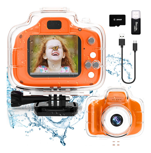 Ytetcn Kids Waterproof Camera For Girls & Boys Age 3-8, Und.