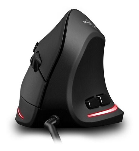 Imagen 2 de 3 de Mouse vertical Zelotes T20 negro