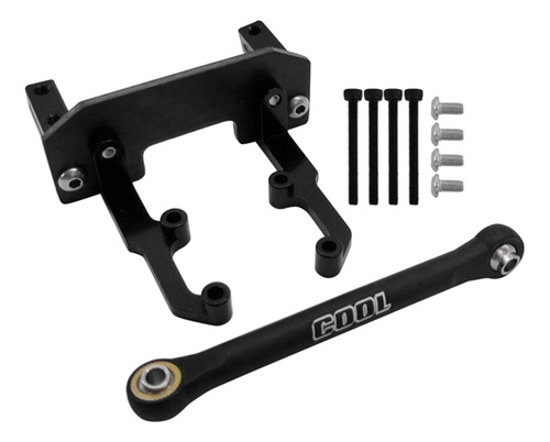 Montura De Metal Con Poste De Enlace De Dirección Negro