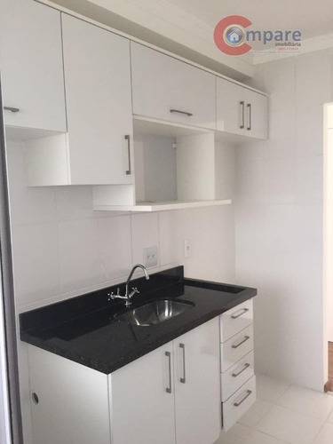 Apartamento Com 3 Dormitórios À Venda, 62 M² Por R$ 380.000,00 - Parque Cecap - Guarulhos/sp - Ap3339