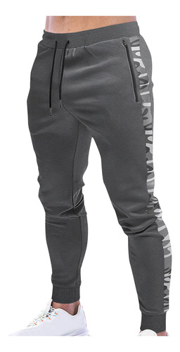 Pantalones De Hombre Con Bolsillos A Juego Con Cremallera Y