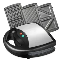 Comprar Sandwichera Eléctrica 3 En 1 Tostadora Wafflera Grill 750w
