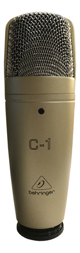 Microfone Behringer C-1 Condensador Cardioide Cor Dourado
