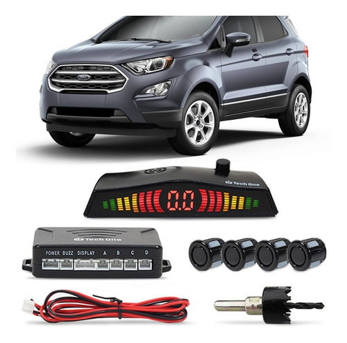 Kit Sensor Estacionamento Ecosport 03 04 05 06 07 A 2018 Ré