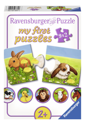 Mi Primer Puzzle Animales Adorables Ravensburger