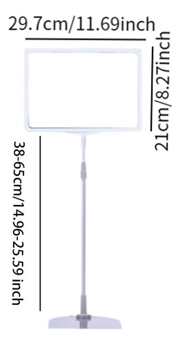 Soporte Para Carteles Ajustable, Soporte Para Carteles,