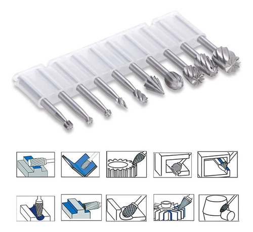 Brocas De Grabado De Carburo Hss Router Para Broca Dremel Ro