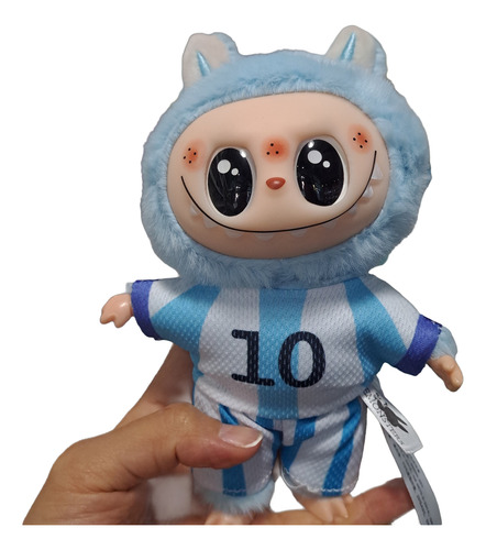 Labubu Peluche Llavero The Monsters Exclusivos Messi