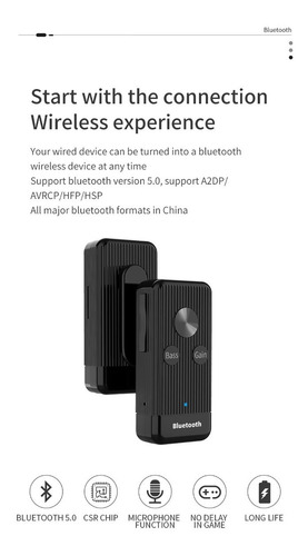Receptor Audio X8 Bluetooth 5.0 Bass Cancelación De Ruido Sd