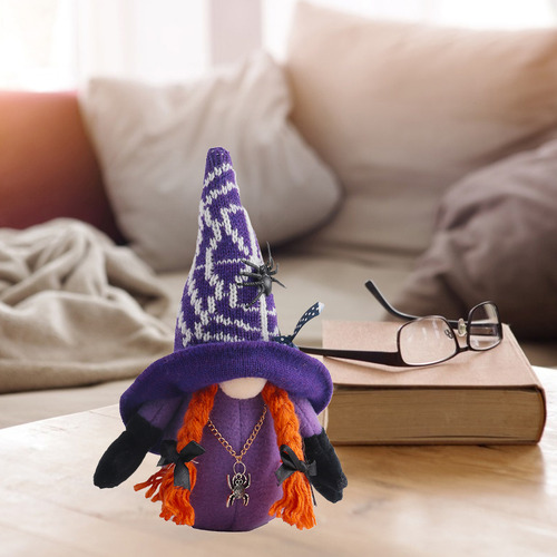 Adorno De Mesa Con Forma De Gnomo De Peluche De Halloween