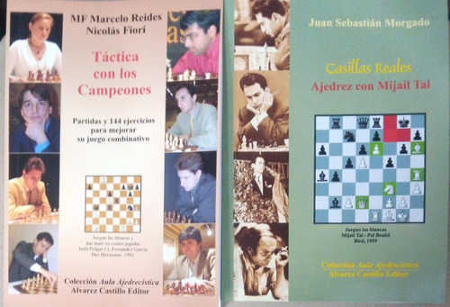 Táctica Con Los Campeones / Casillas Reales Ajedrez 2 Libros
