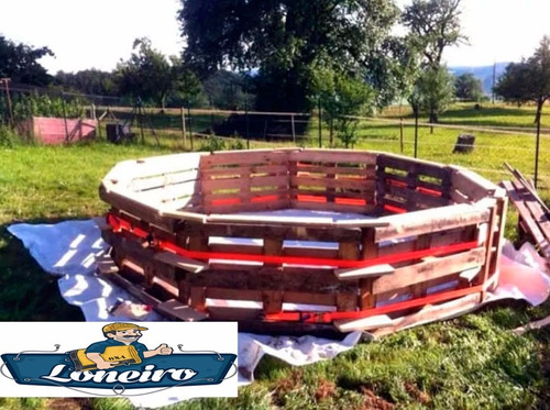 Lona 7 X 6 Mts Lago Tanque Piscina Pallets Manta Pp Flexível