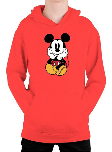 Poleron Estampado Mickey Sentado  Niña/niños 