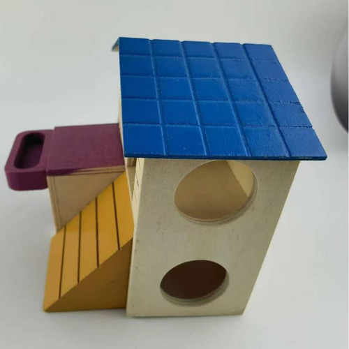 Pequeño Animal Escondite De Hámster Casa, Accesorios De