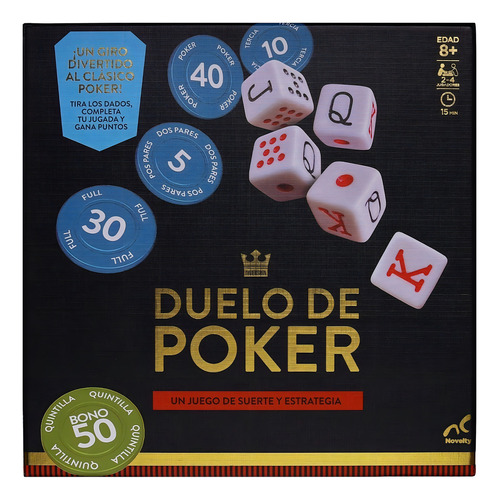 Juego De Mesa Novelty Duelo De Poker Suerte Y Estrategia