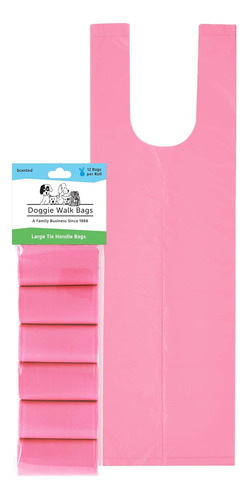 Doggie Walk Bags Large Dog Waste Bags On A Roll With Easy Ti