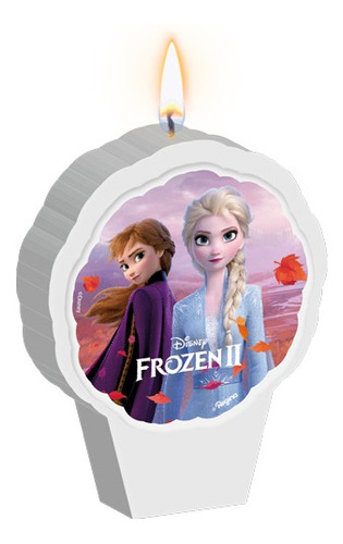 Vela Aniversário Festa Frozen 2 - 01 Unidade - Regina Festas