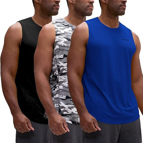  Paquete De 3 Camisetas Franelas Para Hombres 