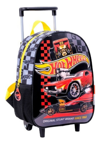 Mochila Hot Wheels C/carro Ruedas Jardín 12 Pulgadas Origina