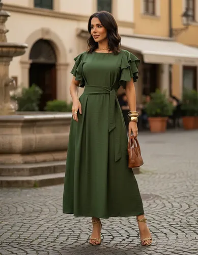 Vestido Festa Elegante Midi Casamento Todas As Cores