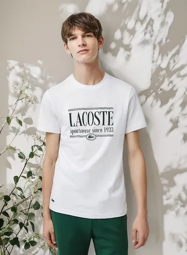 Polera Hombre Th1265 Blanco Lacoste