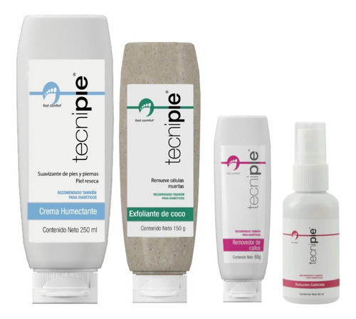 Kit Spa Para Pies Crema Humectante Exfoliante Callosidades Coco