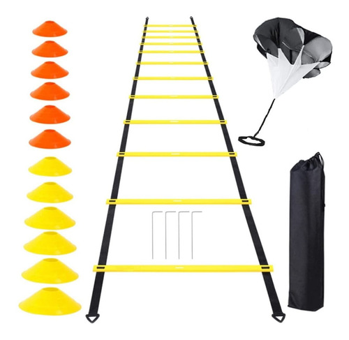 Agility Ladders Outdoor Sports Training Ladder 6m 12 Kit