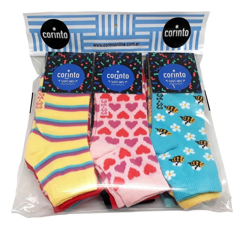 Medias Nena Surtido Pack X36 314 T3 + Cuotas Corinto