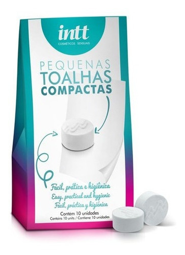 Toalhas De Limpeza Higiênicas Compactas E Descartáveis Intt