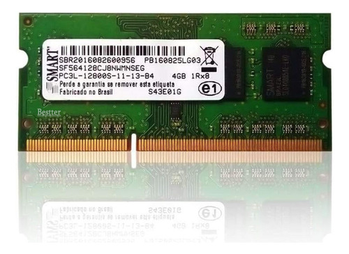 Memória 4gb - Acer Aspire E1-572pg-34054g50mnii Nx.mjgeu.001 (Recondicionado)