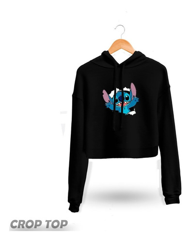 Hoodie Crop Top Stitch Sorpresa