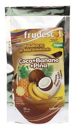 Pasabocas Frudescol Coco+babano+piña X 50gr