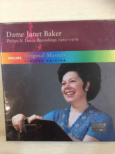 Dame Janet Baker Philips Philips & Deca Rec 1961-1979 Cd Imp