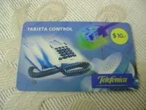 Comprar Tarjeta Tel Coleccion Telefonica Argentina Tarjeta Control 3