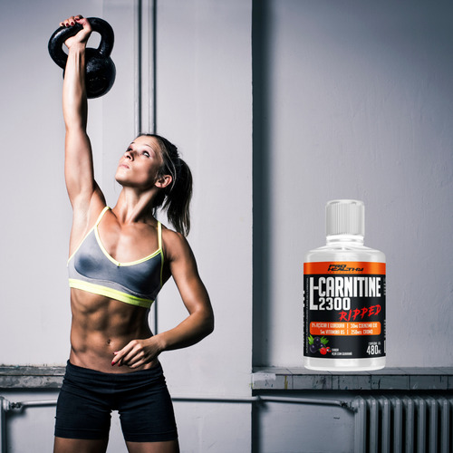 L Carnitine 2300 Ripped Kit 4x Frascos De 480ml Pro Healthy