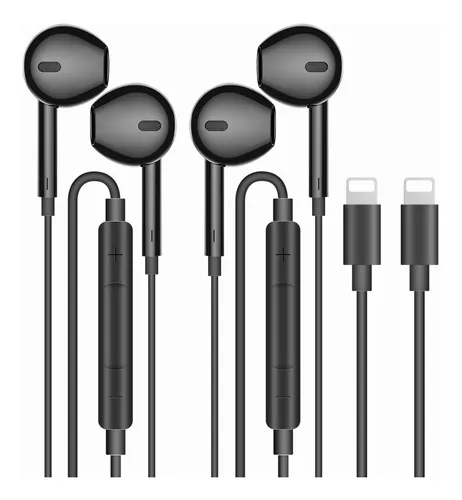 Aud fonos En El Oido Para iPhone Negro 2 Piezas Cuotas sin inter s