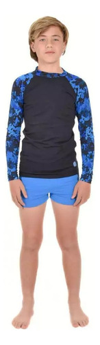 Remera Lycra Con Filtro Uv50 Folau Talle Adolescente