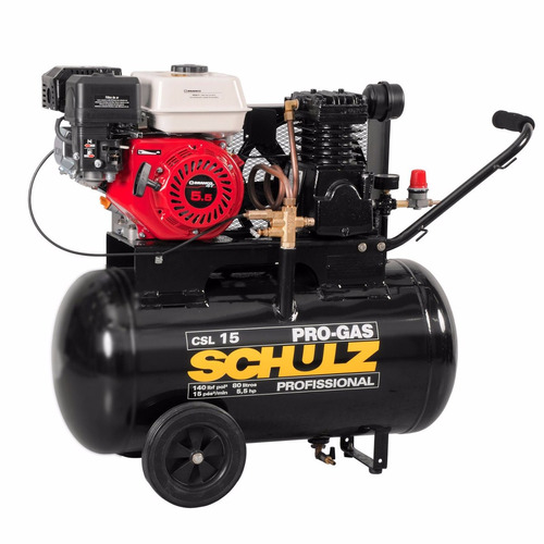 Compressor Gasolina 15 Pes 5,5hp 80 Litros - Schulz Csl15