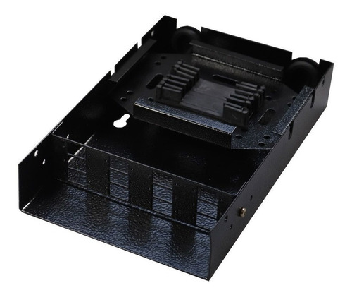 Imagem 2 de 3 de 6 Pçs Mini Dio Em Aço Com Painel Sc 12 Fibras Ópticas Preto