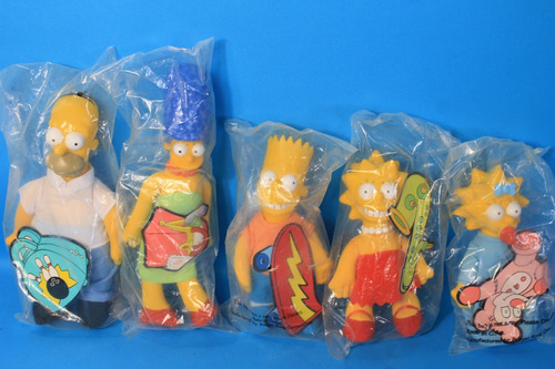 Set Coleccion Los Simpsons Burger King 1990