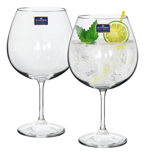 Set X 2 Copa Gin Tonic 620 Ml Bohemia Crystal 