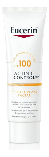 Eucerin actinic control md  crema protector solar 100 fps 80 ml