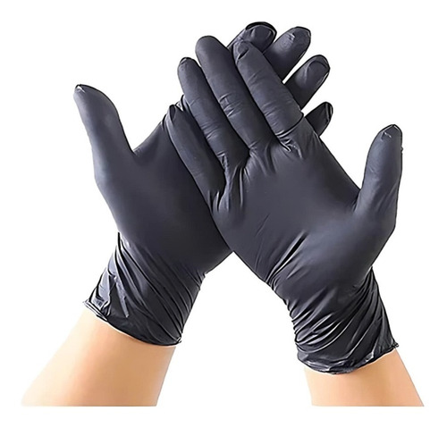 Guantes De Nitrilo Negro Kramer S, M, L ® 5 Cajas X 100 Und