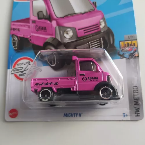 Caminhão Hot Wheels Might K Hcw70 Rosa C