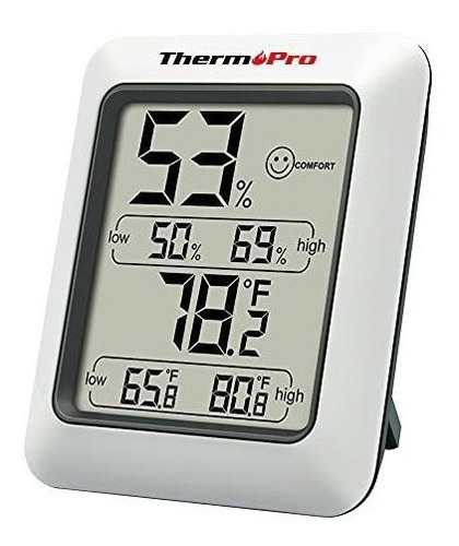 Thermopro Tp50 Digital Higrometro Termometro Interiores