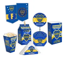Comprar Kit Imprimible Cumpleaños Boca Juniors Azul Digital