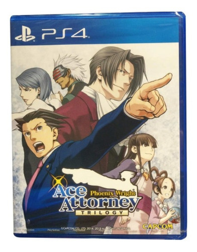 Phoenix Wright Ace Attorney Trilogy Ps4 - Mídia Física