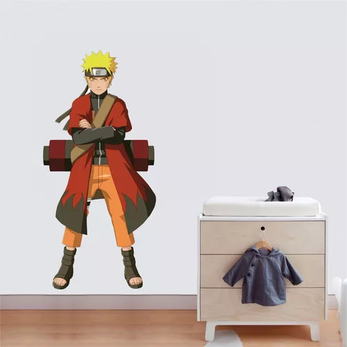 Adesivo Parede Desenho Mangá Naruto Luta Jogo Game Quadrinho