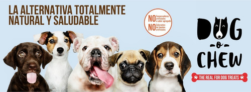 Carnaza Natural De Res, Hueso Perro, 18 Cm (6 -7 ), 5 Pack